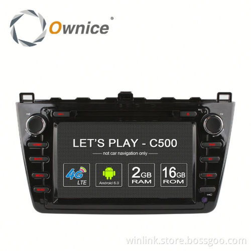 The newest OS android 6.0 quad core Auto GPS for Mazda 6 2008 2009 2010 support DAB+ TPMS DVR